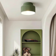 Hollis Vessel Resin Pleated Ceiling Light — gallery image 4