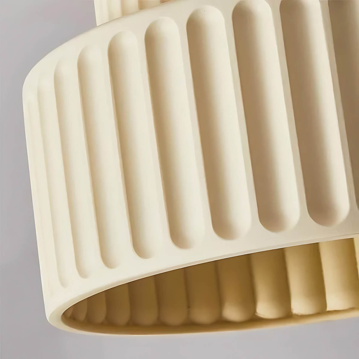 Hollis Vessel Resin Pleated Ceiling Light — gallery image 13