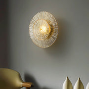 Rowan Vessel Glass Ribbed Wall Sconce — gallery image 3