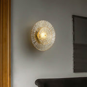 Rowan Vessel Glass Ribbed Wall Sconce — gallery image 5