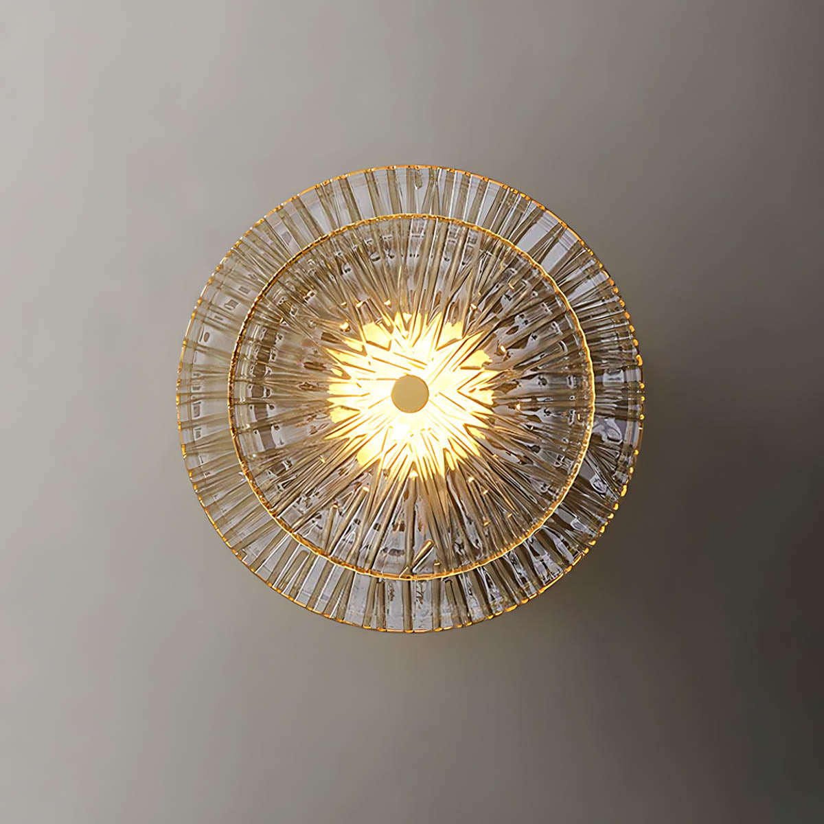 Rowan Vessel Glass Ribbed Wall Sconce — gallery image 10
