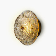Rowan Vessel Glass Ribbed Wall Sconce — gallery image 1