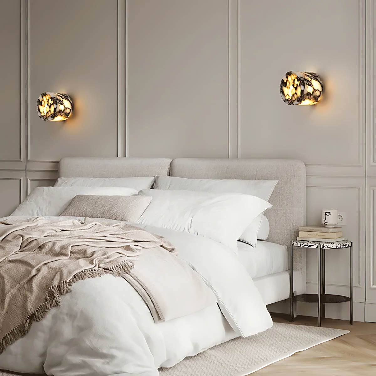 Juniper Vessel Marble Wall Sconce — gallery image 7