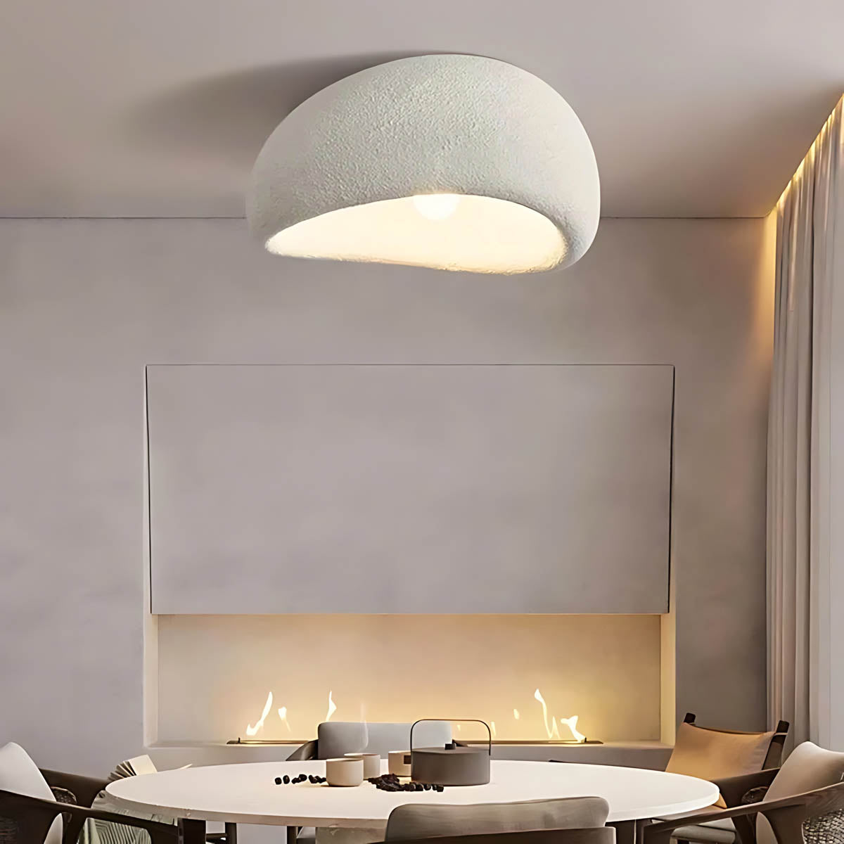 
Hawthorn Vessel Resin Pebble Ceiling Light — photo 8