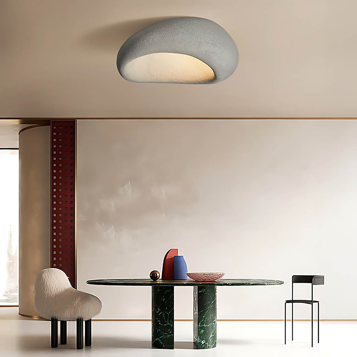 
Hawthorn Vessel Resin Pebble Ceiling Light — photo 5