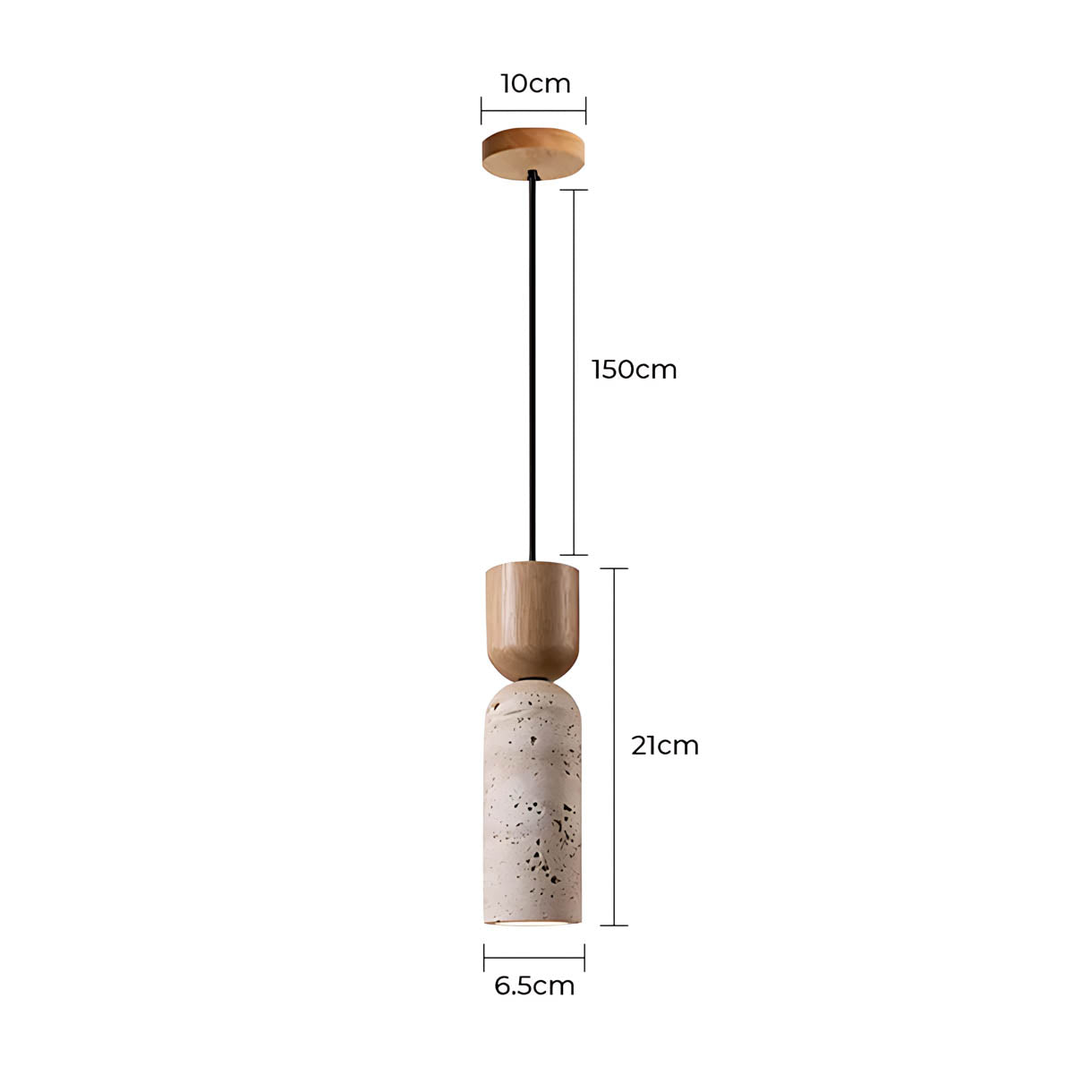 
Lámpara colgante de mármol Wren Vessel — foto 10