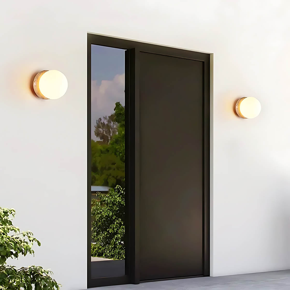 Sorrel Vessel Glass Ring Outdoor Wall Light — gallery image 2