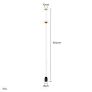 Tilden Vessel Marble Floor Lamp — gallery image 11