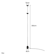 Tilden Vessel Marble Floor Lamp — gallery image 12