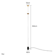 Tilden Vessel Marble Floor Lamp — gallery image 13