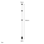 Tilden Vessel Marble Floor Lamp — gallery image 14