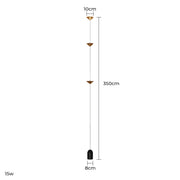 Tilden Vessel Marble Floor Lamp — gallery image 15
