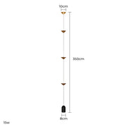 Tilden Vessel Marble Floor Lamp — gallery image 19