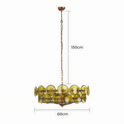 Reed Vessel Glass Chandelier — gallery image 19