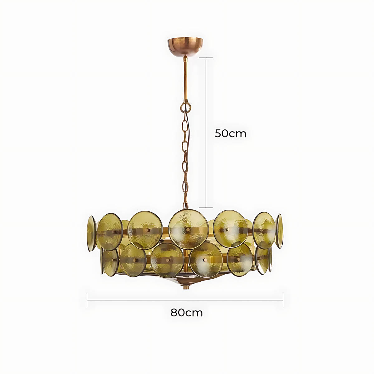 Reed Vessel Glass Chandelier — gallery image 20