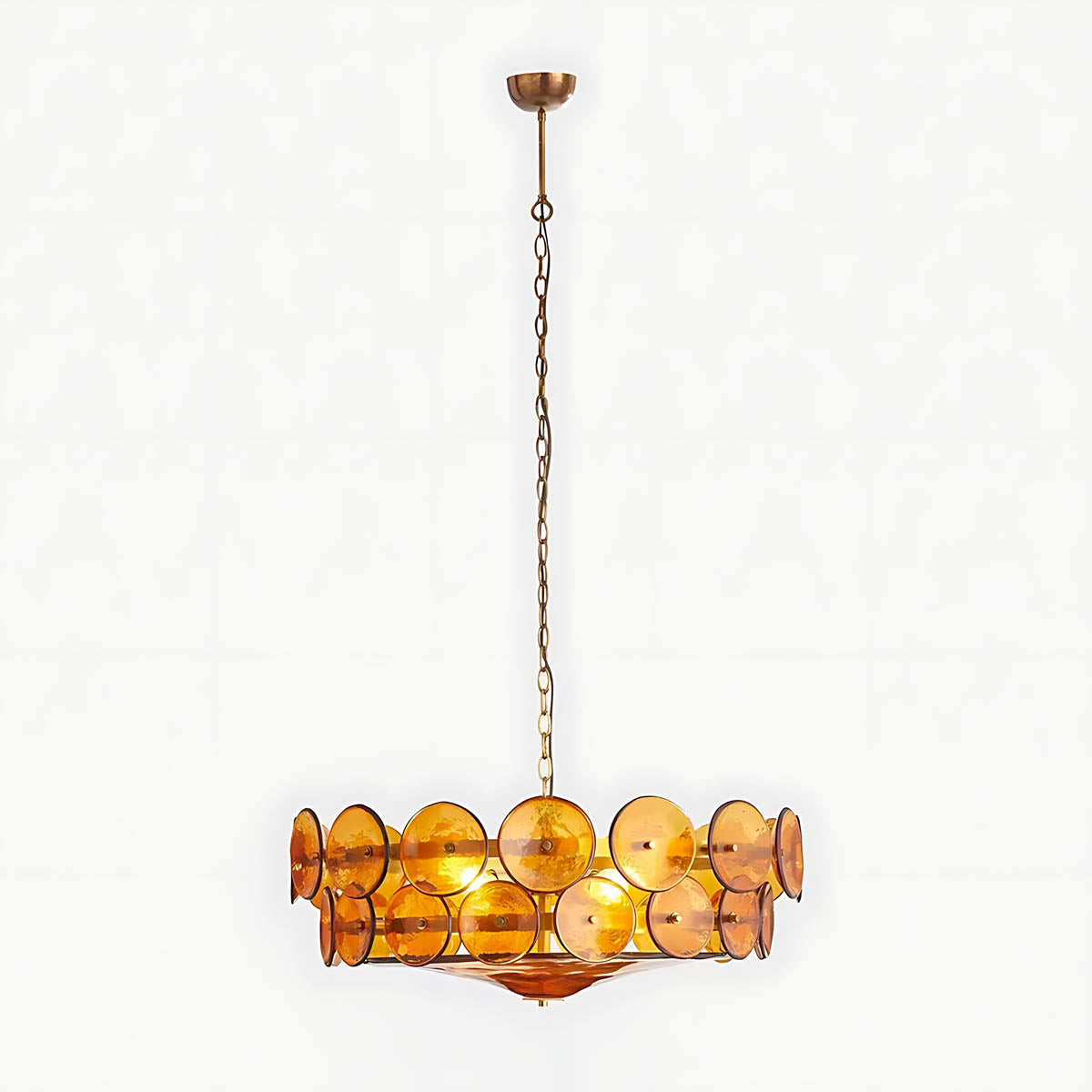 Reed Vessel Glass Chandelier — gallery image 14