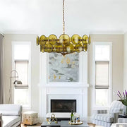 Reed Vessel Glass Chandelier — gallery image 2