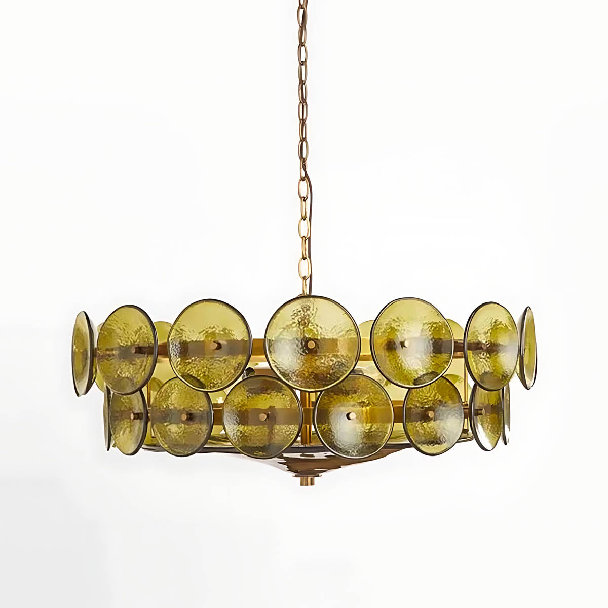 Reed Vessel Glass Chandelier — gallery image 13
