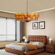 Reed Vessel Glass Chandelier — gallery image 9