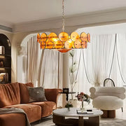 Reed Vessel Glass Chandelier — gallery image 3