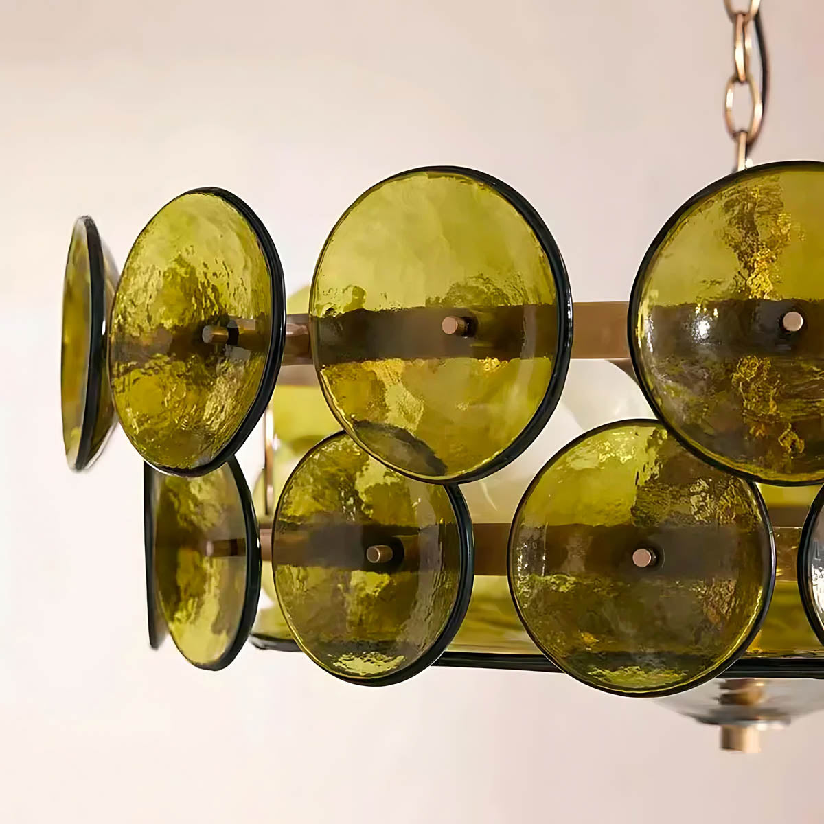 Reed Vessel Glass Chandelier — gallery image 17
