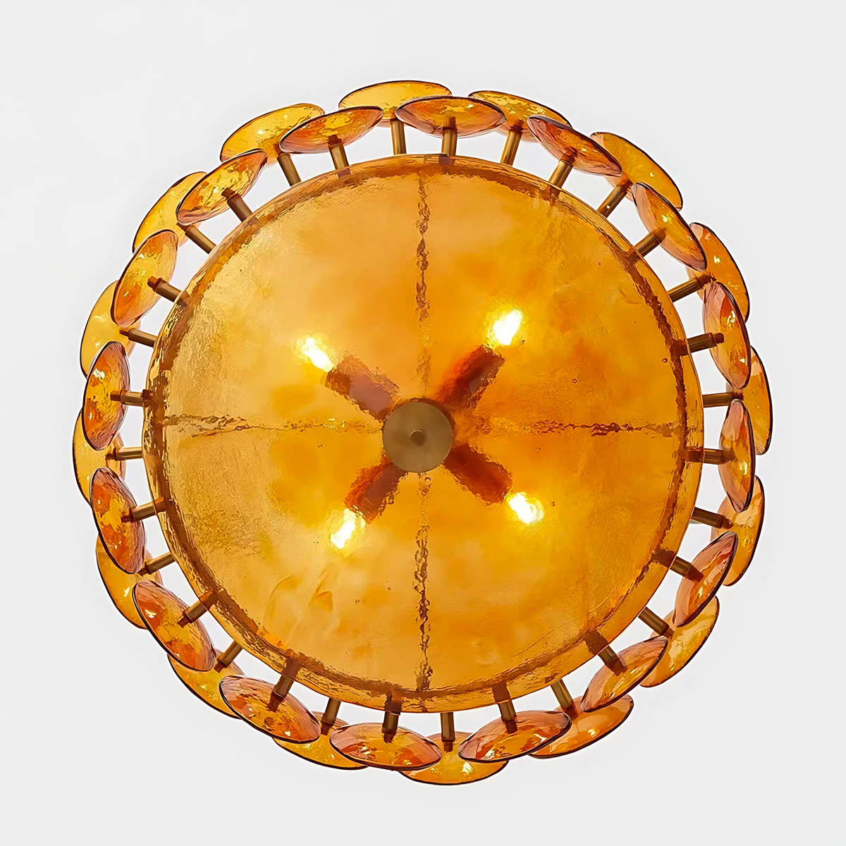 Reed Vessel Glass Chandelier — gallery image 16
