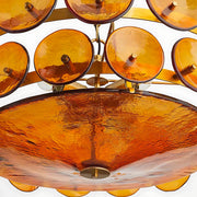 Reed Vessel Glass Chandelier — gallery image 18