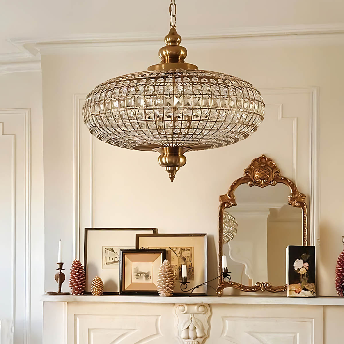 Fenwick Vessel Crystal Dome Chandelier — gallery image 4