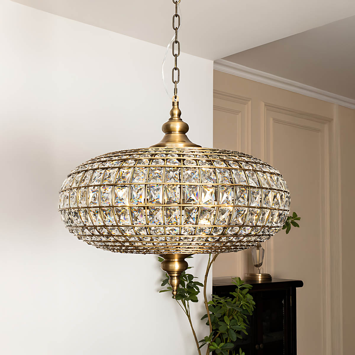Fenwick Vessel Crystal Dome Chandelier — gallery image 5
