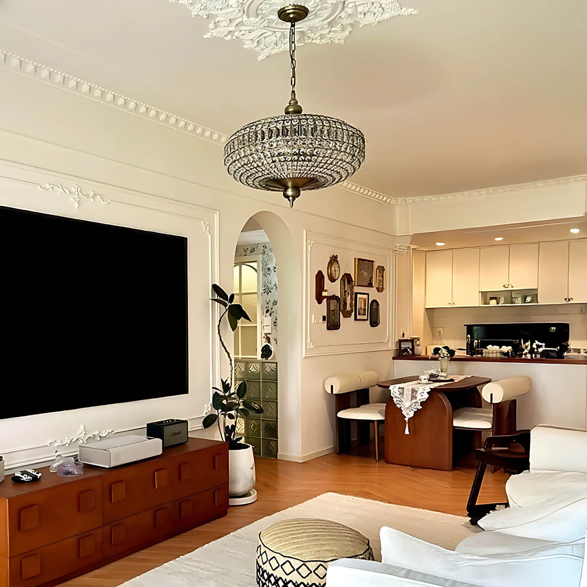 Fenwick Vessel Crystal Dome Chandelier — gallery image 9