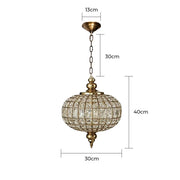 Fenwick Vessel Crystal Dome Chandelier — gallery image 12