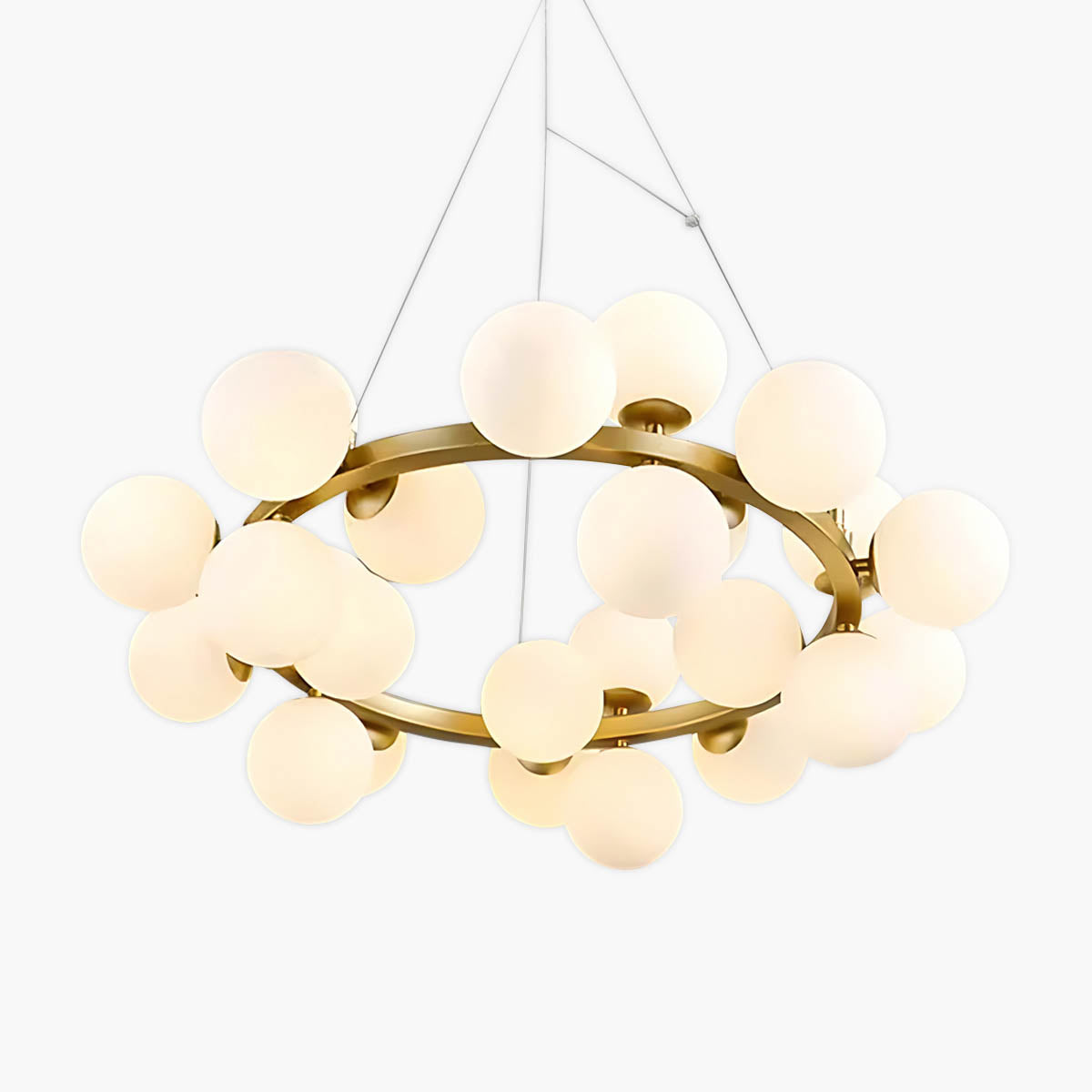 Marlow Vessel Glass Cluster Chandelier — gallery image 1