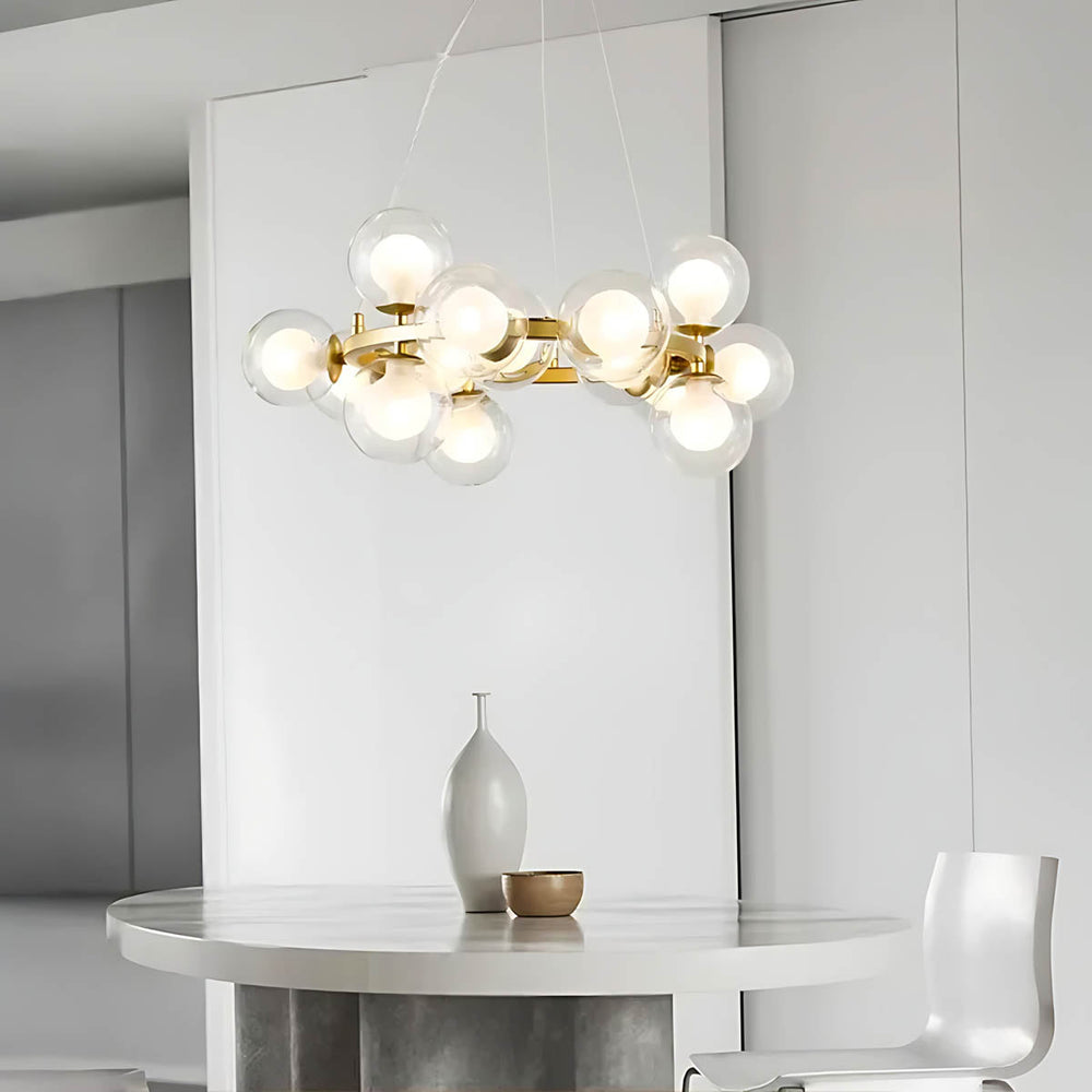 Marlow Vessel Glass Cluster Chandelier — gallery image 4