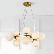 Marlow Vessel Glass Cluster Chandelier — gallery image 6