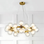 Marlow Vessel Glass Cluster Chandelier — gallery image 8