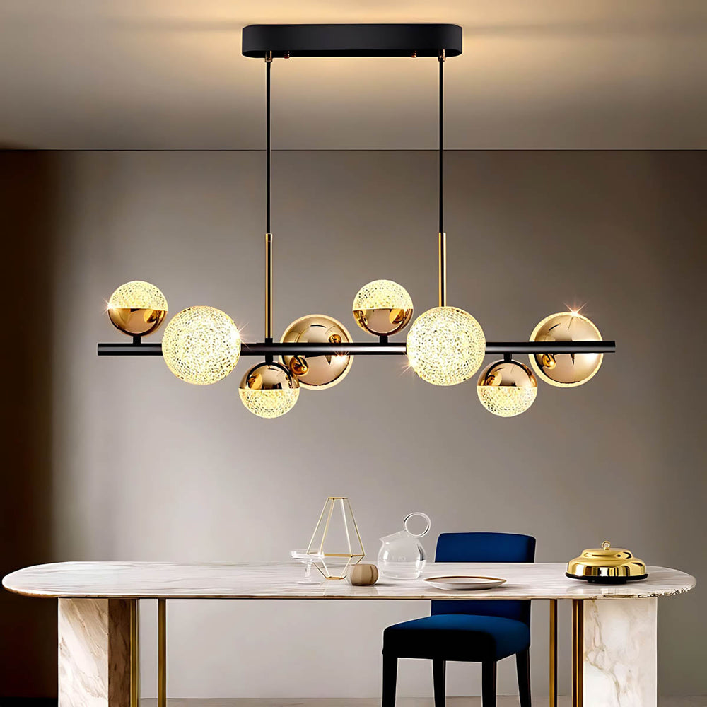 Brier Vessel Acrylic Linear Chandelier — gallery image 4