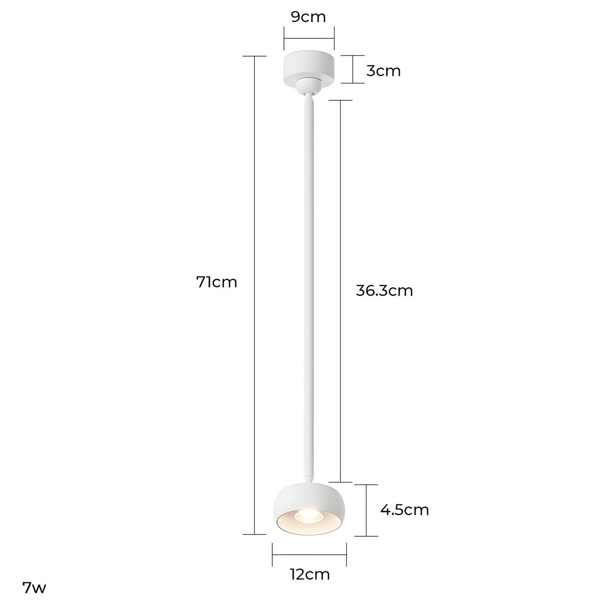 Hazel Vessel Aluminum Ceiling Light — gallery image 17