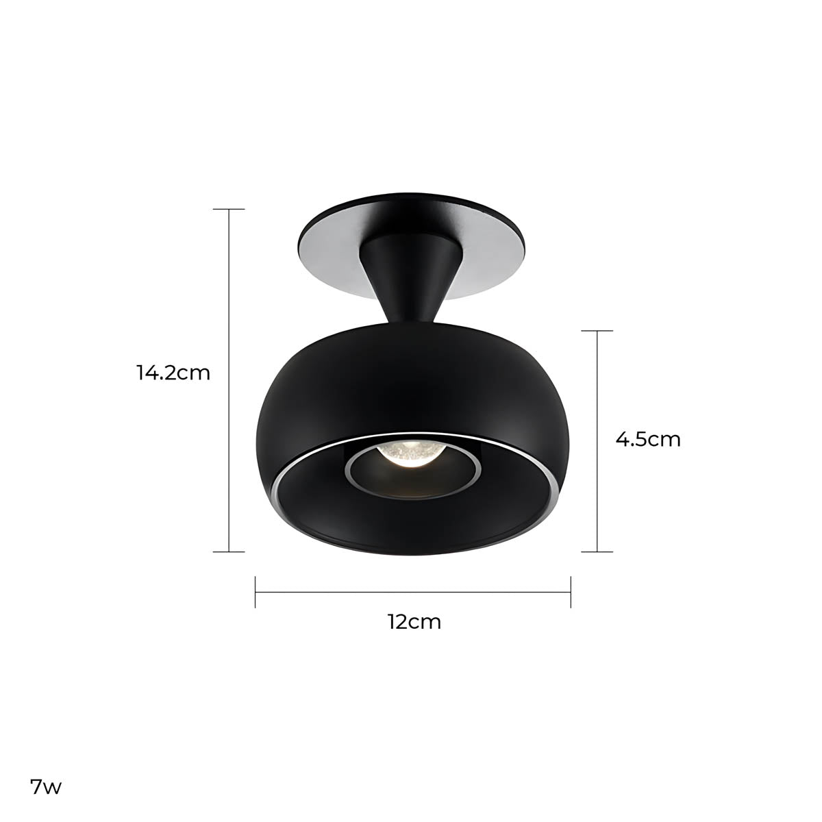 Hazel Vessel Aluminum Ceiling Light — gallery image 12
