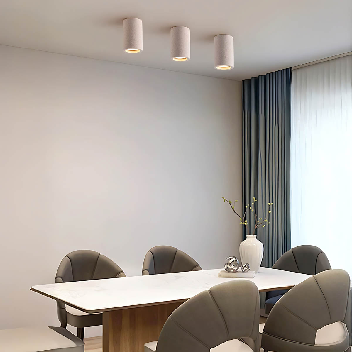 Lindenwood Vessel Ceramic Ceiling Light — gallery image 3
