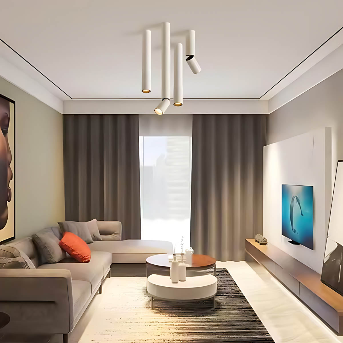 Oakley Vessel Aluminum Ceiling Light — gallery image 5