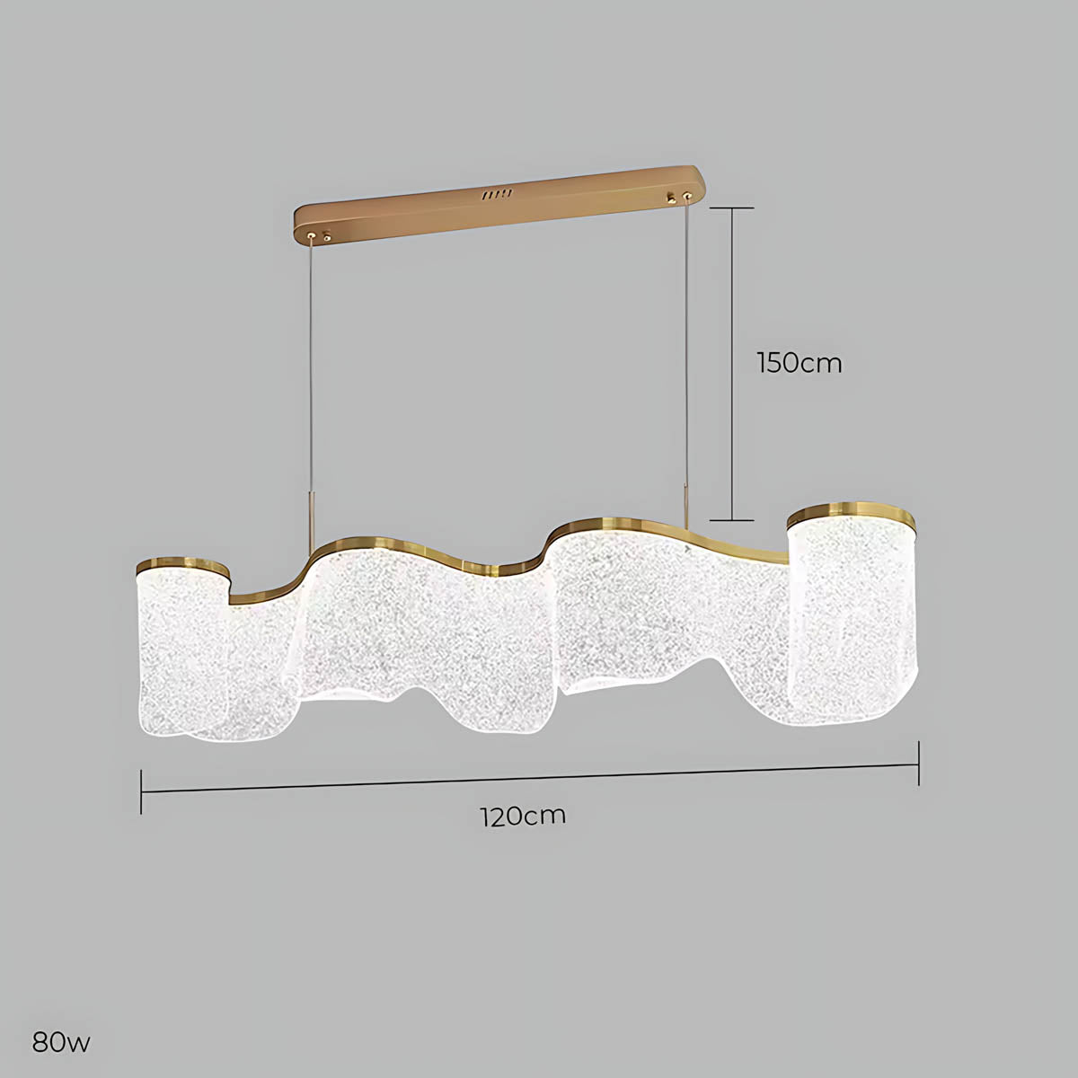 Thornfield Vessel Acrylic Chandelier — gallery image 12