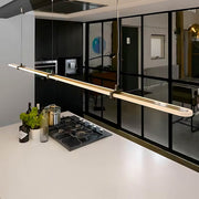 Elmwood Vessel Acrylic Linear Pendant Light — gallery image 6