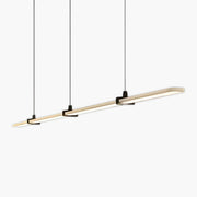 Elmwood Vessel Acrylic Linear Pendant Light — gallery image 1
