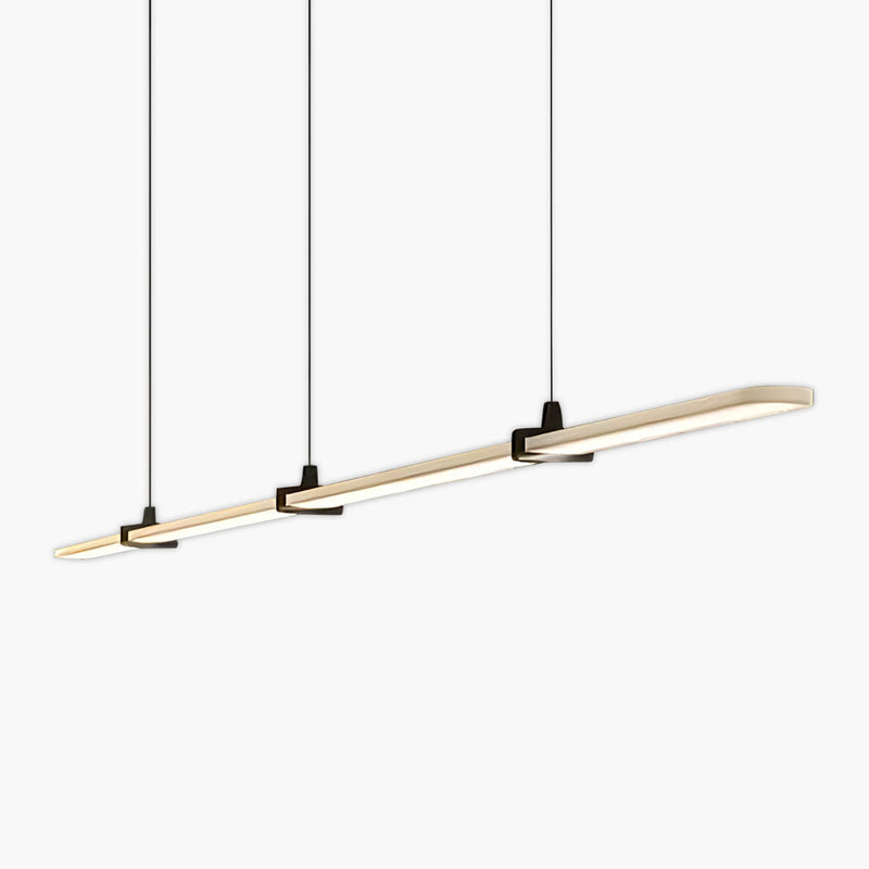 Elmwood Vessel Acrylic Linear Pendant Light — gallery image 1