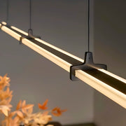 Elmwood Vessel Acrylic Linear Pendant Light — gallery image 9