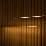 Elmwood Vessel Acrylic Linear Pendant Light — gallery image 8