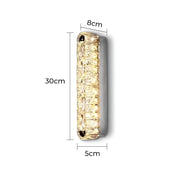 Beechwood Vessel Crystal Wall Sconce — gallery image 11