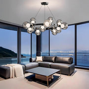 Bayberry Vessel Glass Ring Chandelier — gallery image 4