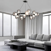 Bayberry Vessel Glass Ring Chandelier — gallery image 5