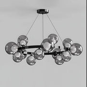 Bayberry Vessel Glass Ring Chandelier — gallery image 9